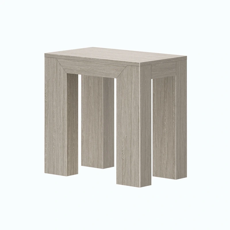 Plank and Beam Modern Rectangular Side Table - 25