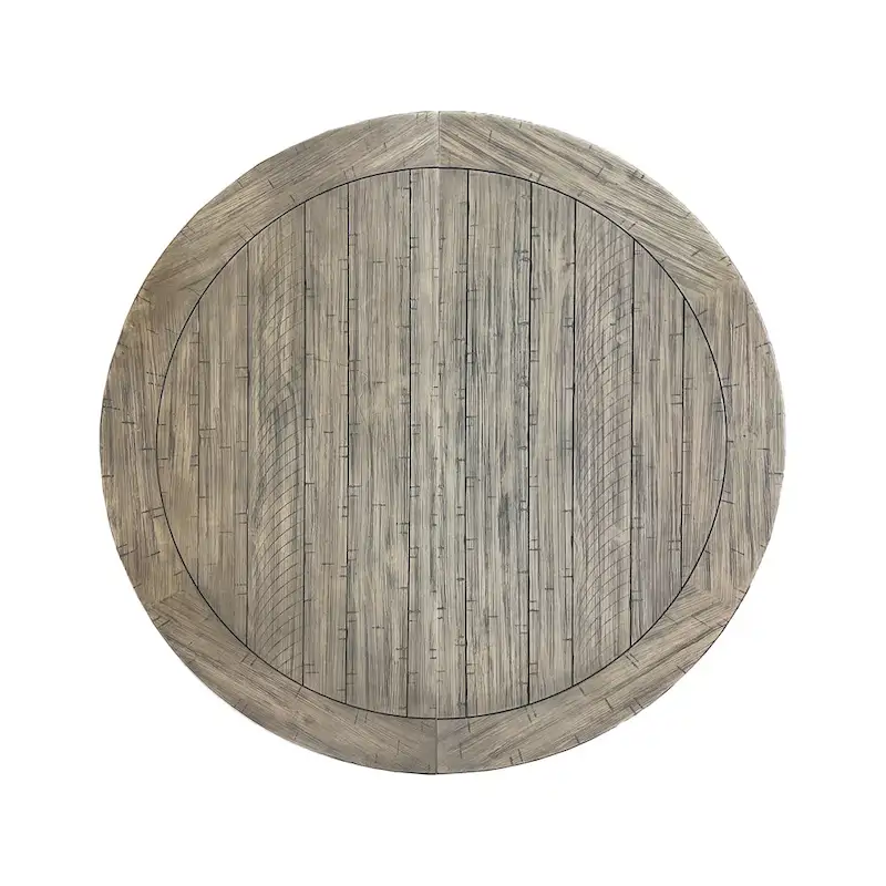 Harola Round Pedestal Dining Table with 18