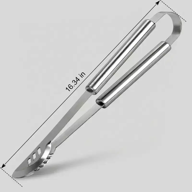 R.W.FLAME 6-Piece Grill Tool Set,Stainless Steel BBQ Accessories & Grill Tools with Storage Bag, Spatula, Tongs,BBQ Knife & Cleaning Brush for Camping