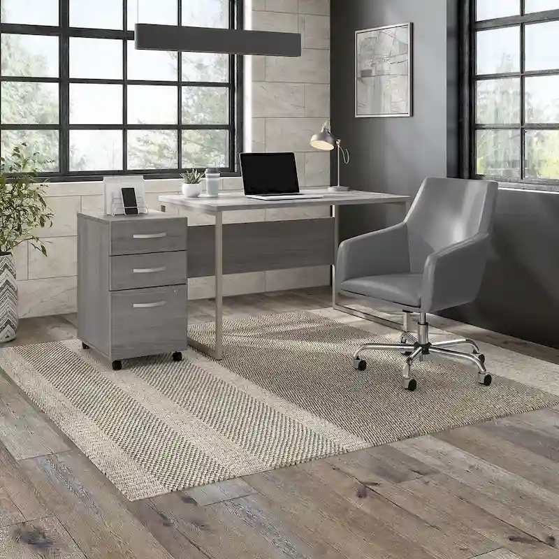 Hybrid 3 Drawer Mobile File Cabinet