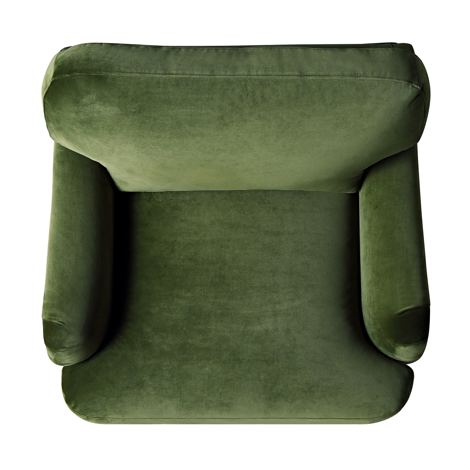 Fern Green Velvet Sofa, 1-Seater