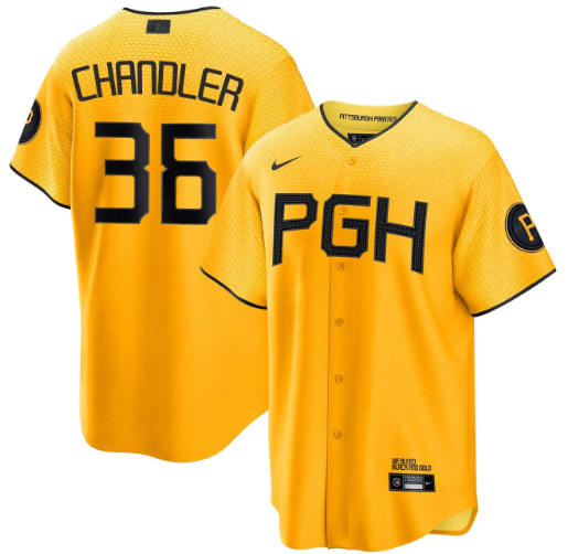 Bubba Chandler Pittsburgh Pirates City Connect Jersey