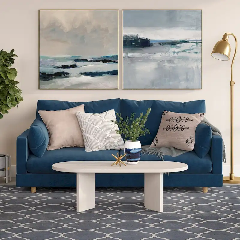 Alma 48 Wide Oval Coffee Table - 47.63 Wide