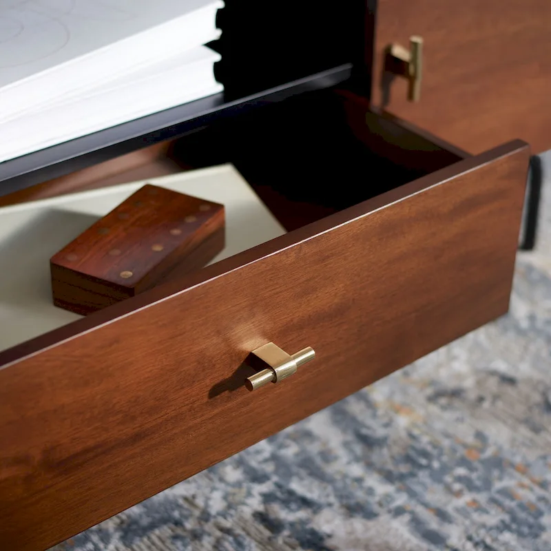 SAFAVIEH Lerke Media TV Stand - 54 W x 15.7 L x 19.7 H - 54Wx16Dx20H