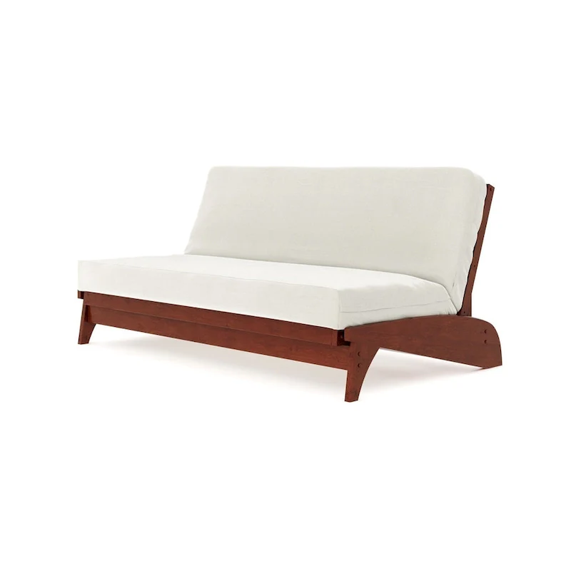 Queen Futon Frame – Oak/Cherry/Espresso/Grey | Wall Hugger | 2-Person | 550 lb Capacity