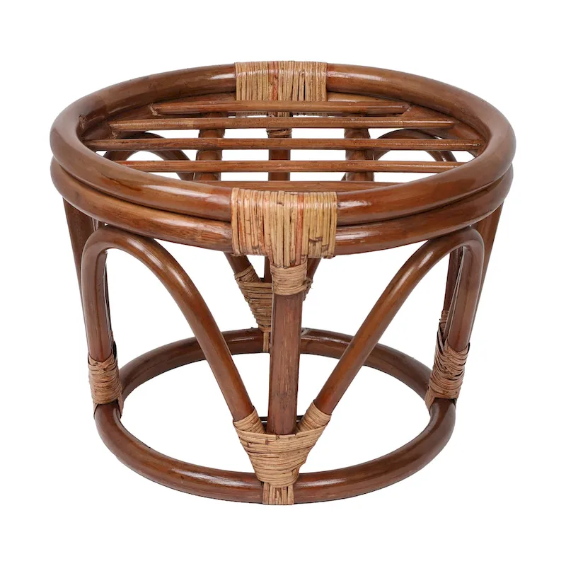 18-inch Footstool with Twill Cushion