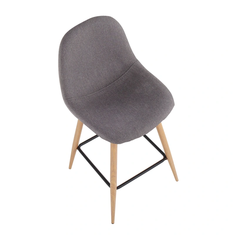 Carson Carrington Stone Natural Counter Stool - Set of 2