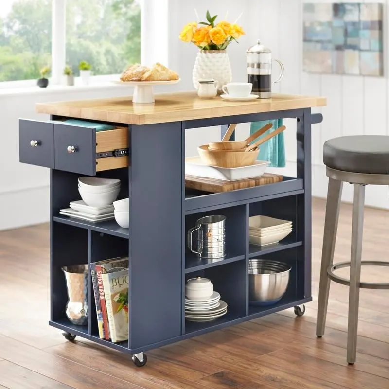 angelo:HOME Boston Rolling Kitchen Island/Cart