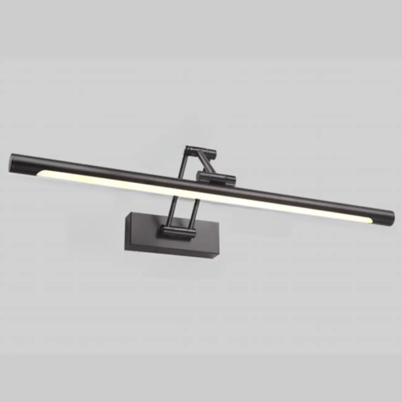 Adjustable Black Metal Cylinder LED Vanity Lights