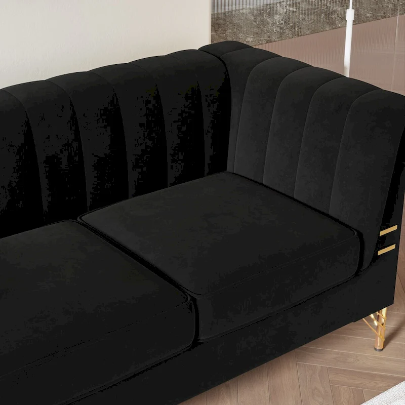 82.67 W Velvet Sofa