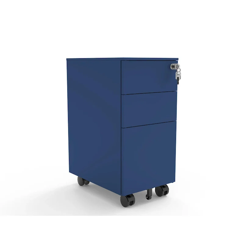 Owen Urban Metal Matte Lockable 3-Drawer Mobile File Cabinet by Furniture of America