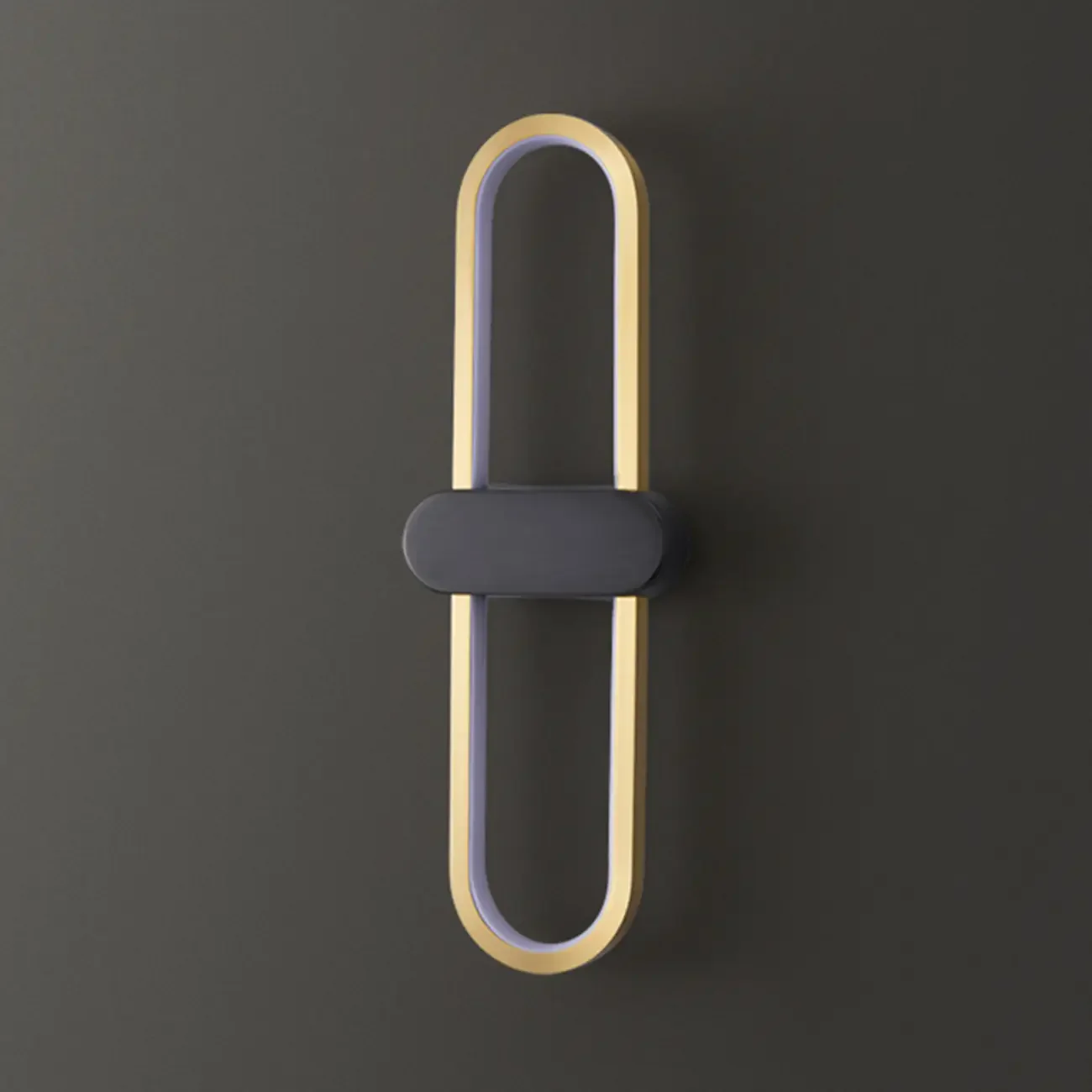 Modern Oval Wall Vanity Light with Silica Gel Shade