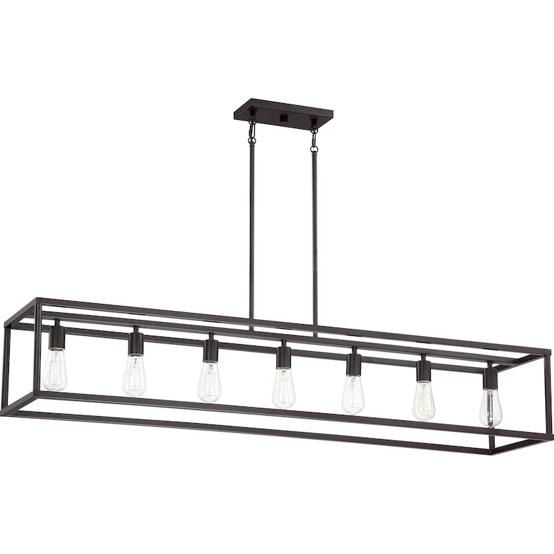 New Harbor 7-Light Linear Island Chandelier