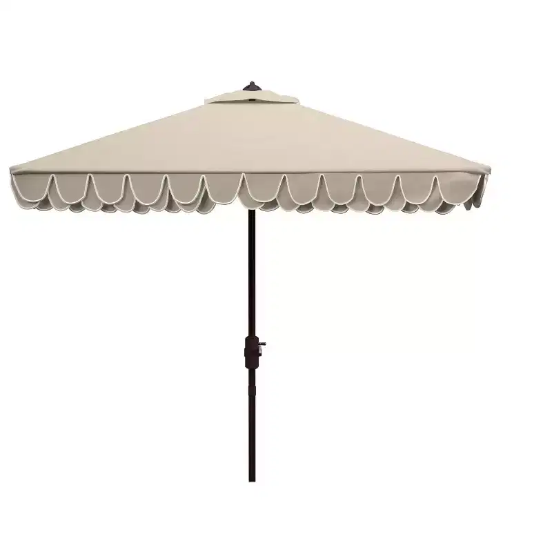 Elegant Valance 7.5 Ft Square Umbrella - PAT8406 - Safavieh