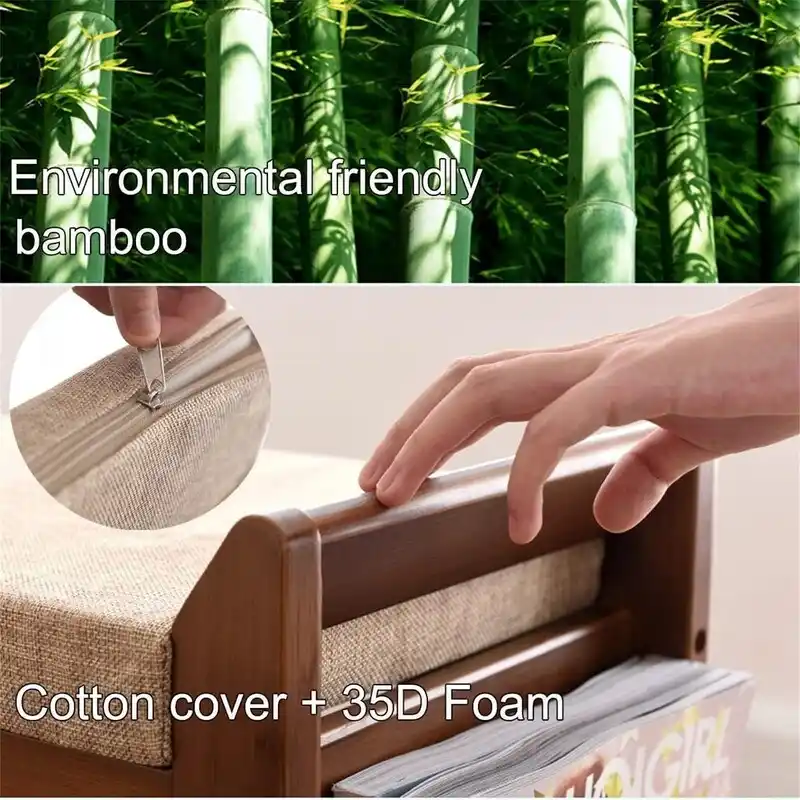 2 Tier Shoe Bench - 31.5D x 11.6W x 19.5H