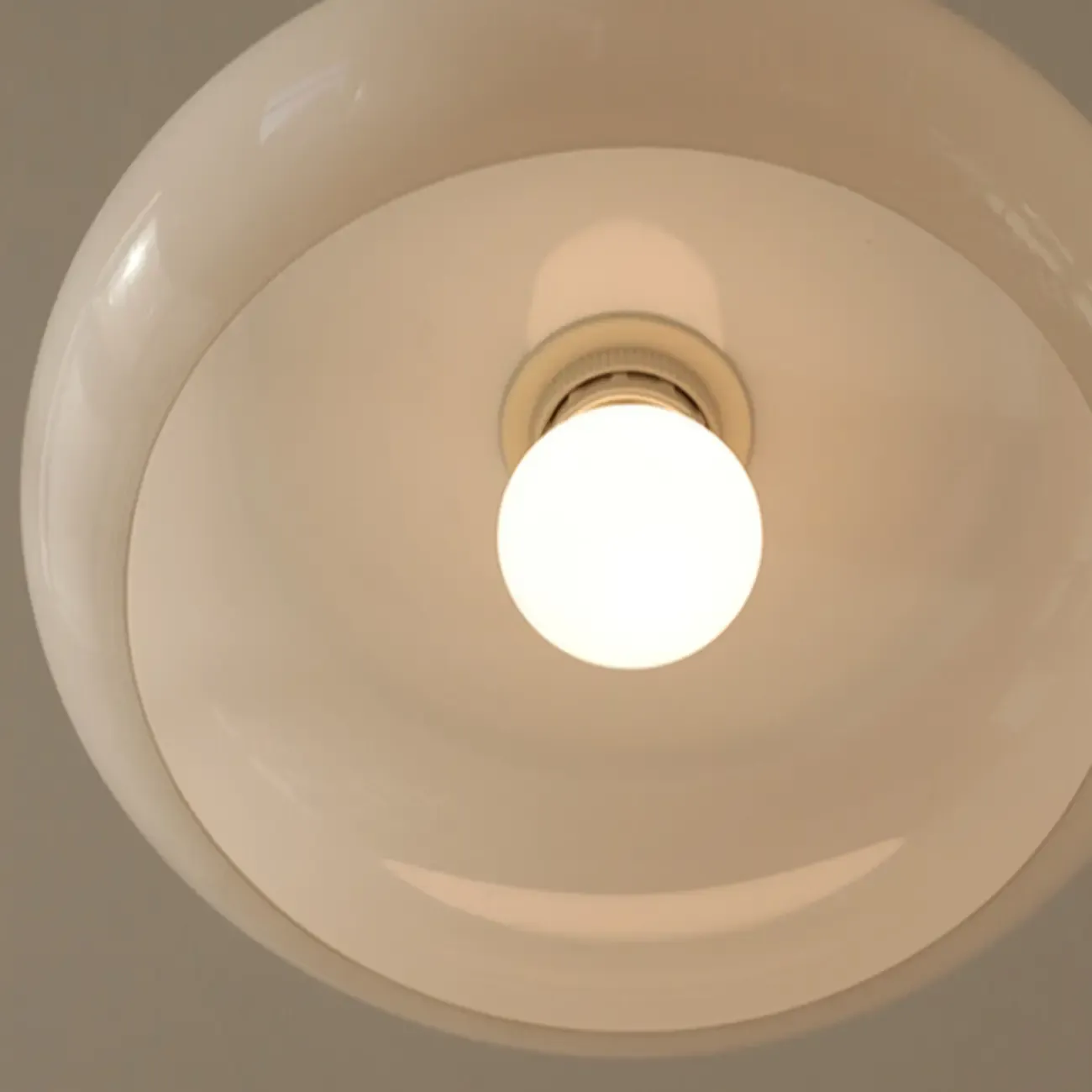 Modern Glass Silver Geometric Kitchen Pendant Light