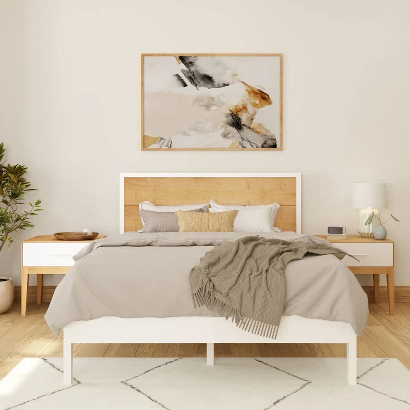 Plank and Beam 3 Piece Queen-Size Bedroom Set with 2 Nightstands