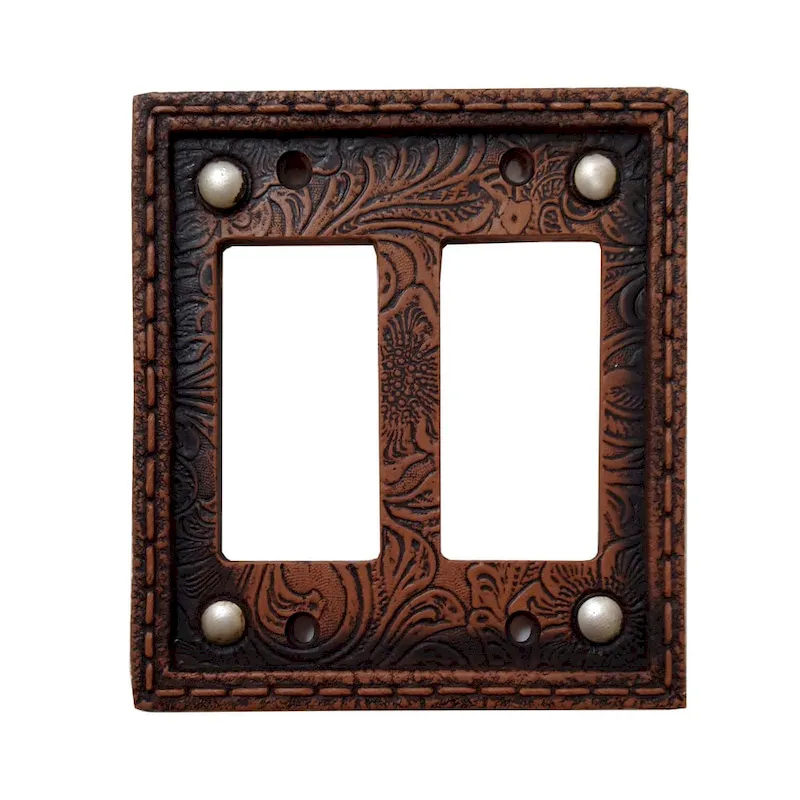 HiEnd Accents Tooled Resin Switchplate W/Stud