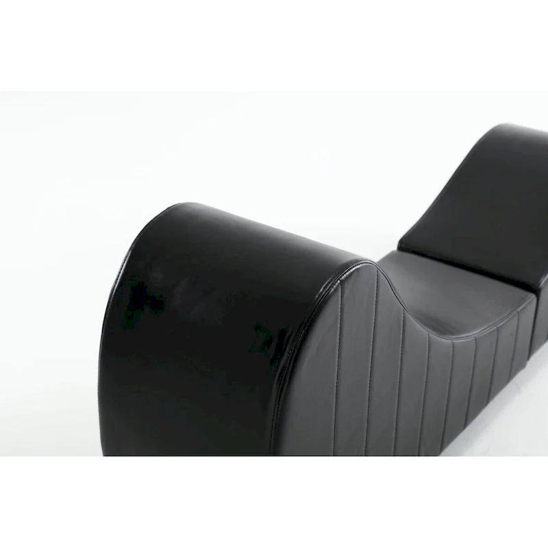 Modern Faux Leather Curved sofa