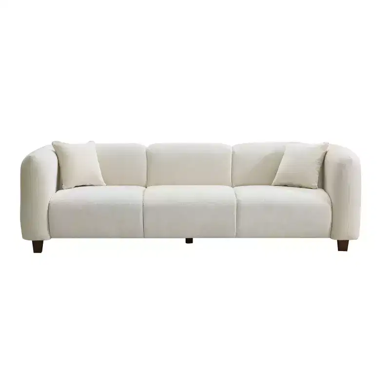 Christopher Knight Home Aldridge 87 Modern Apartment Sofa  Compact Shallow-Depth 3-Seater