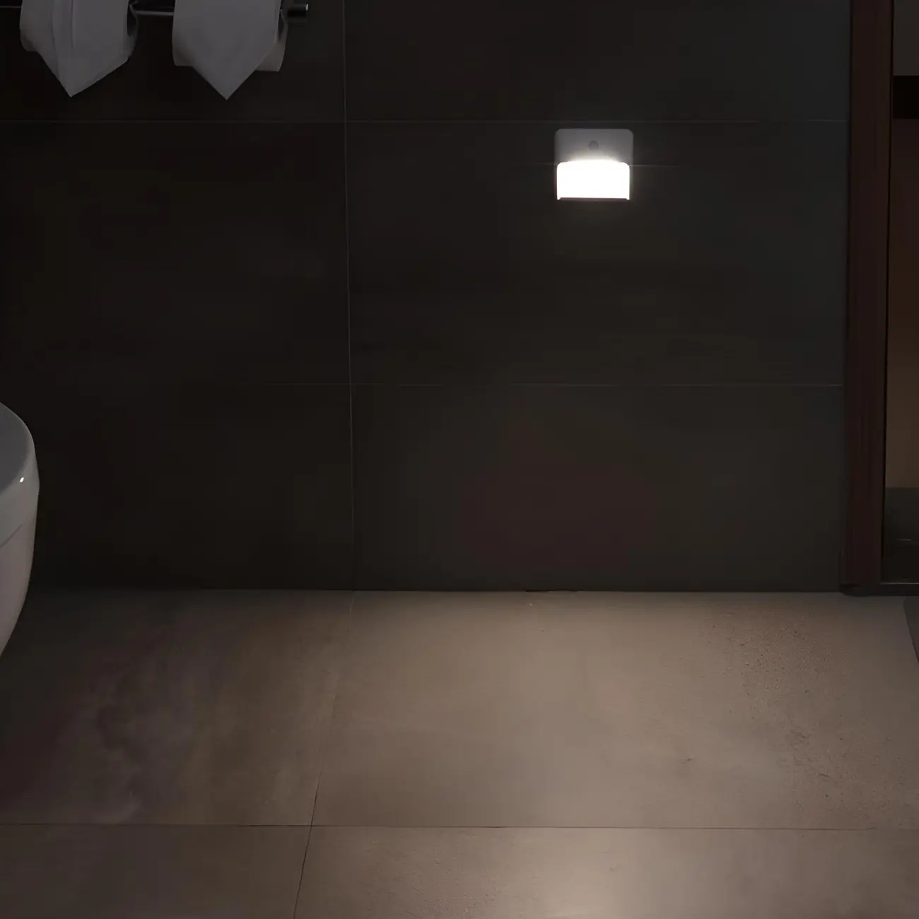 Modern Plastic White Rechargeable Wall Sconce