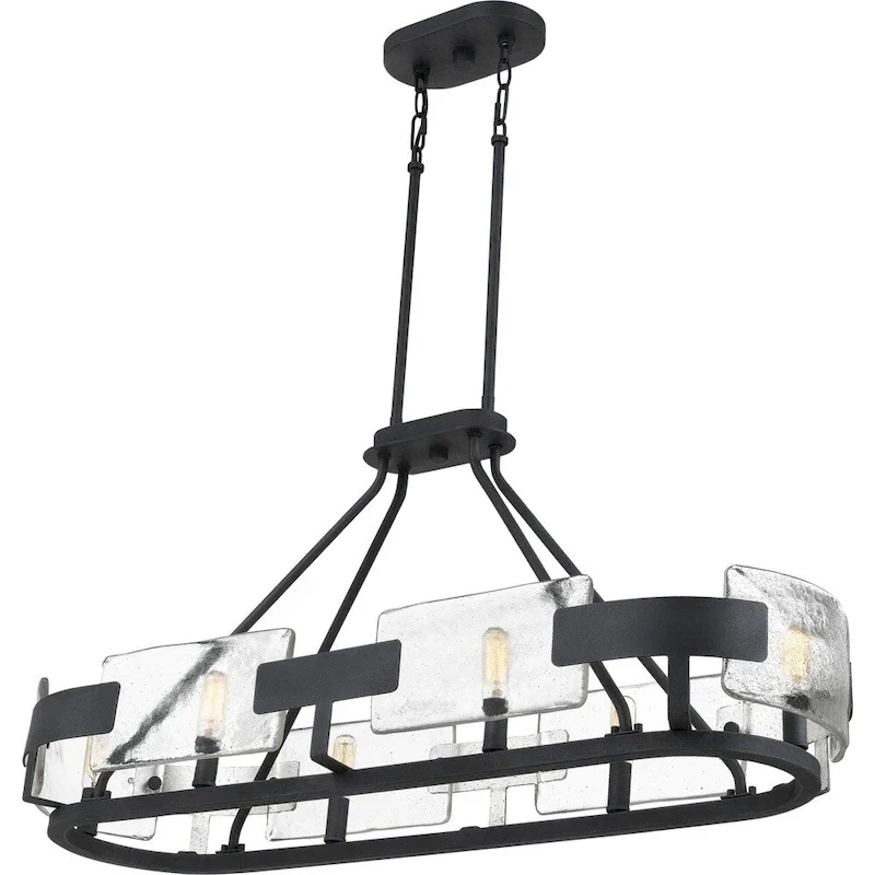 Quoizel Stratum Royal Ebony 6-light Island Chandelier