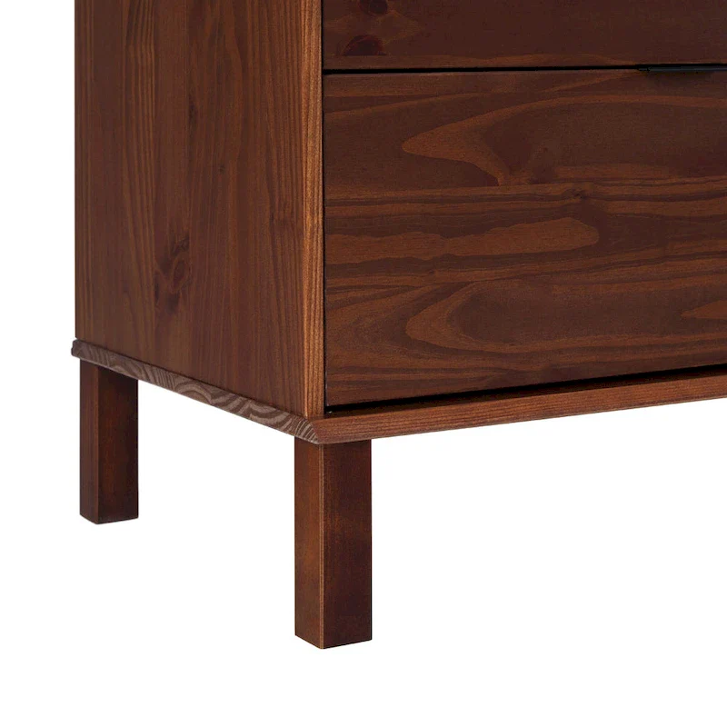 Middlebrook Curved Top Solid Wood 6-Drawer Dresser
