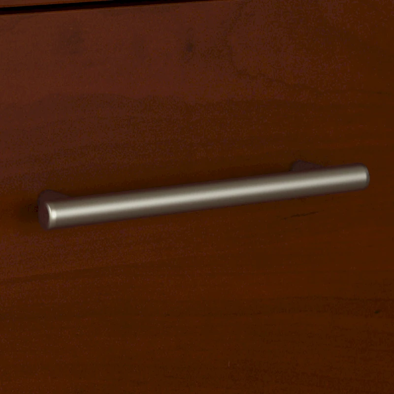 Somerset 72W Office Desk with Hutch and 5 Shelf Bookcase in Ash Gray