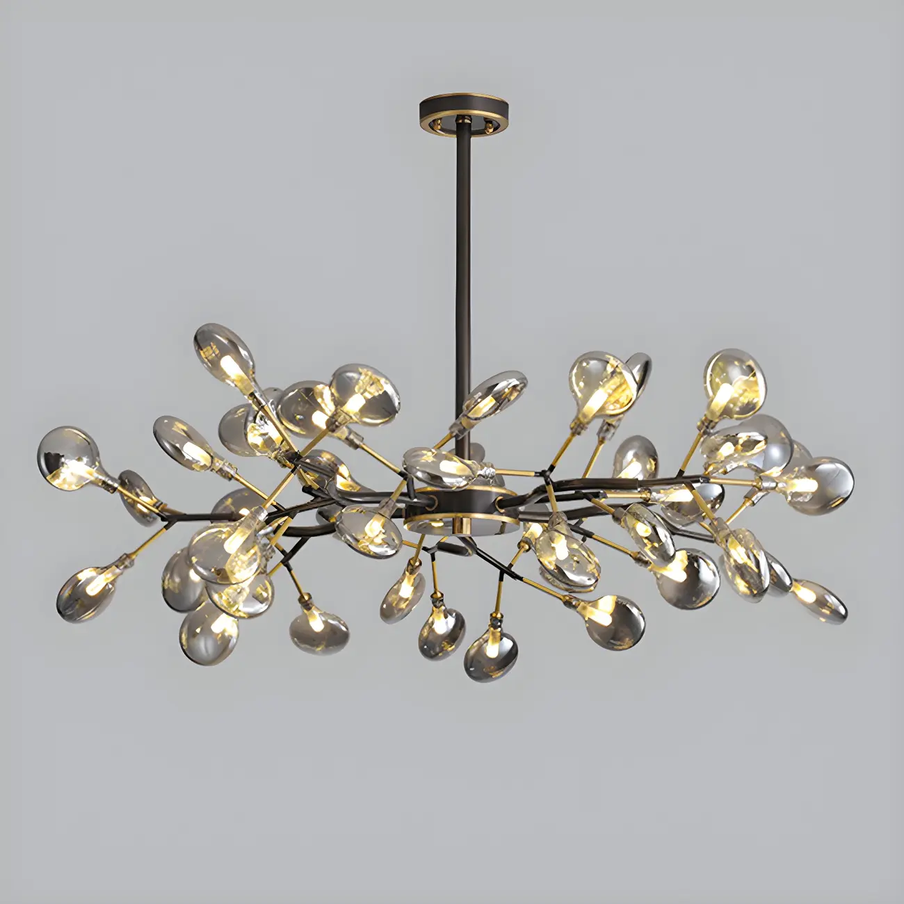 Modern Gold Metal Fireflies Island Pendant Light
