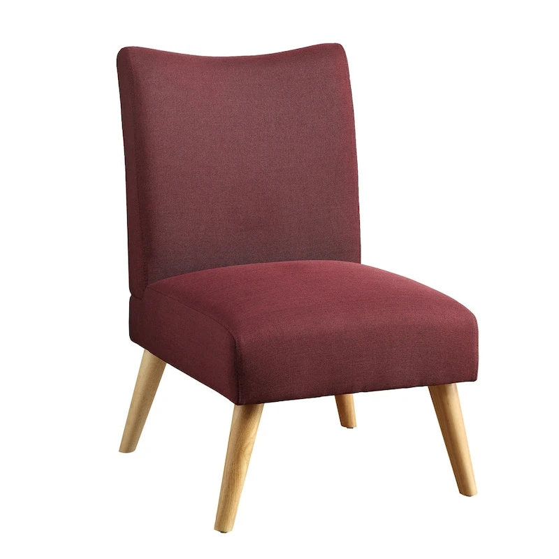 Pind Mid-Century Modern Fabric Padded Accent Chair by Furniture of America