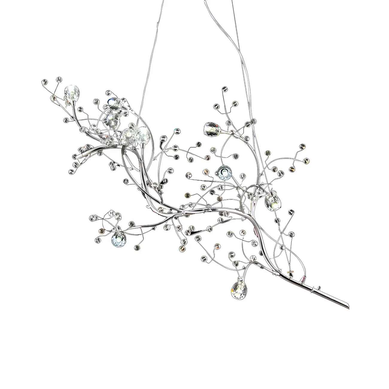 Modern Metal Branch LED Pendant Chandelier