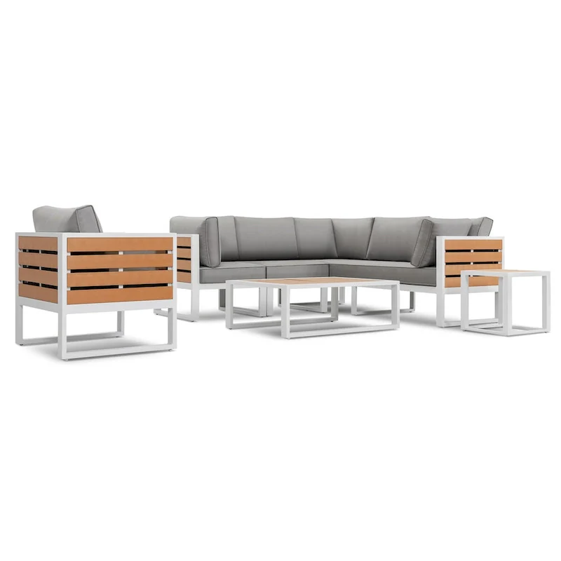 Outdoor Sofa Set, Tables, Outdoor Aluminum Sofa Set