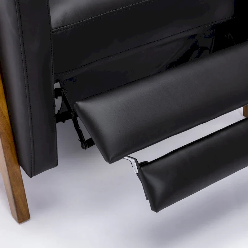 Top Grain Leather Push Back Recliner