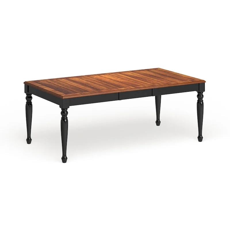 Levole Two-tone 78-inch Expandable Dining Table