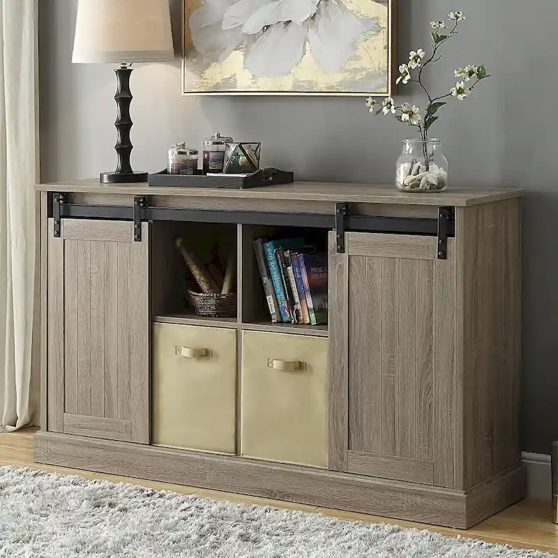 Lincoln Farmhouse 60 Inch TV Stand