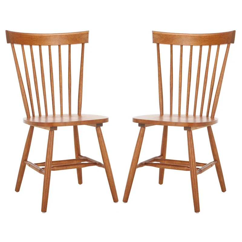 SAFAVIEH Suhair Spindle Farmhouse Dining Chair (Set of 2) - 20.5 x 21 x 36 - 21W x 21D x 36H