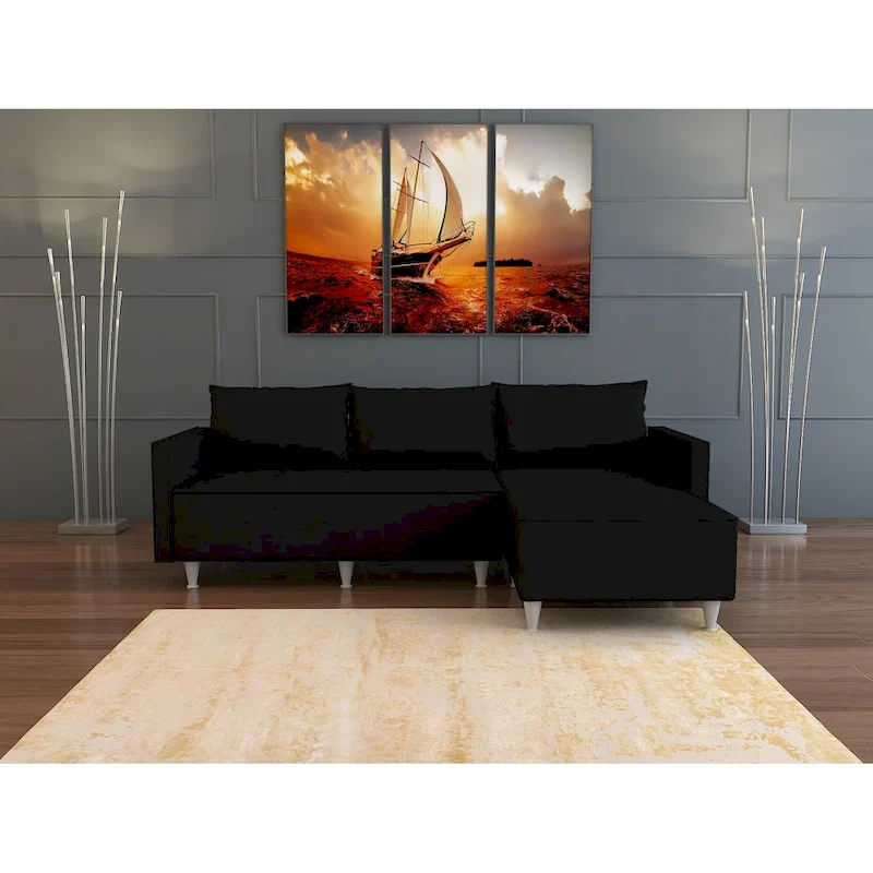 Bolivya Modern L-shaped Sectional Sofa