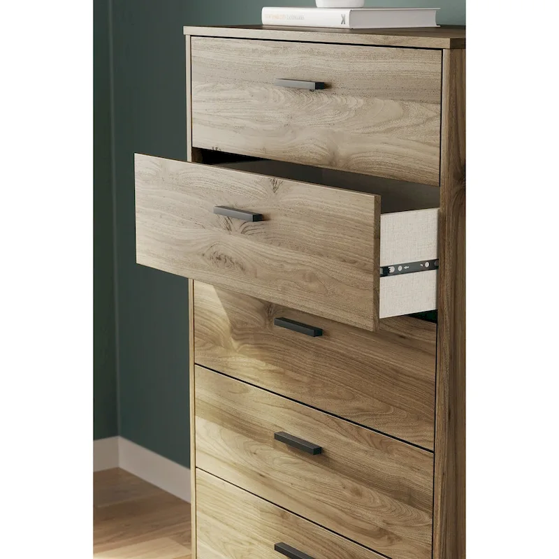 Signature Design by Ashley Deanlow Honey Chest of Drawers