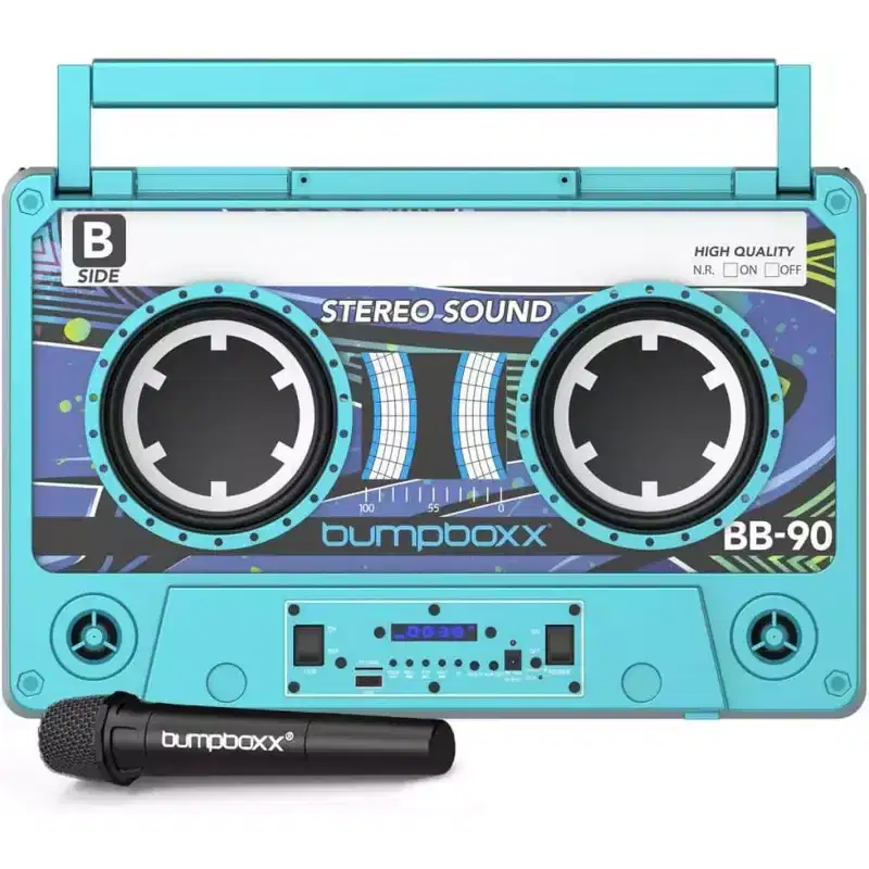 Refurbished: Bumpboxx Remix Bluetooth Speaker, Neon Blue - Manufacturer Refurbished