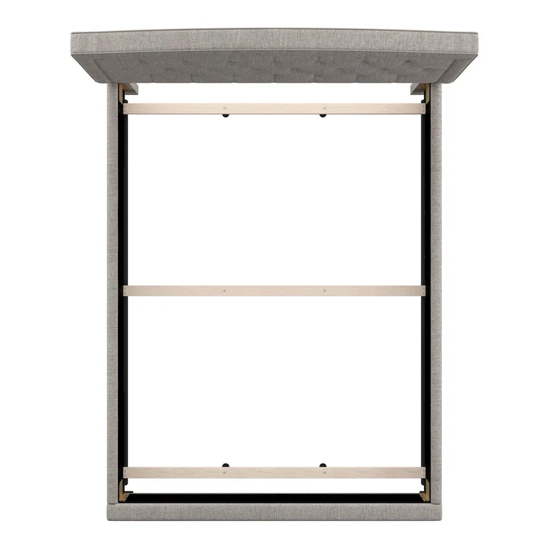 Fontana Adjustable Diamond-tufted Arched Back Bed by