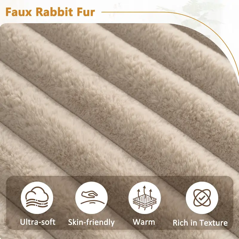 Cloud Sectional Sofa, Modern Upholstered Couch with 2 Throw Pillows, Free-Combined Sofa, Modular Sectional L Shaped Couch