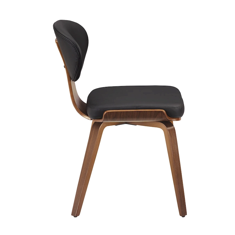 Art Leon Wood and PU Leather Dining Chair (Set of 2).