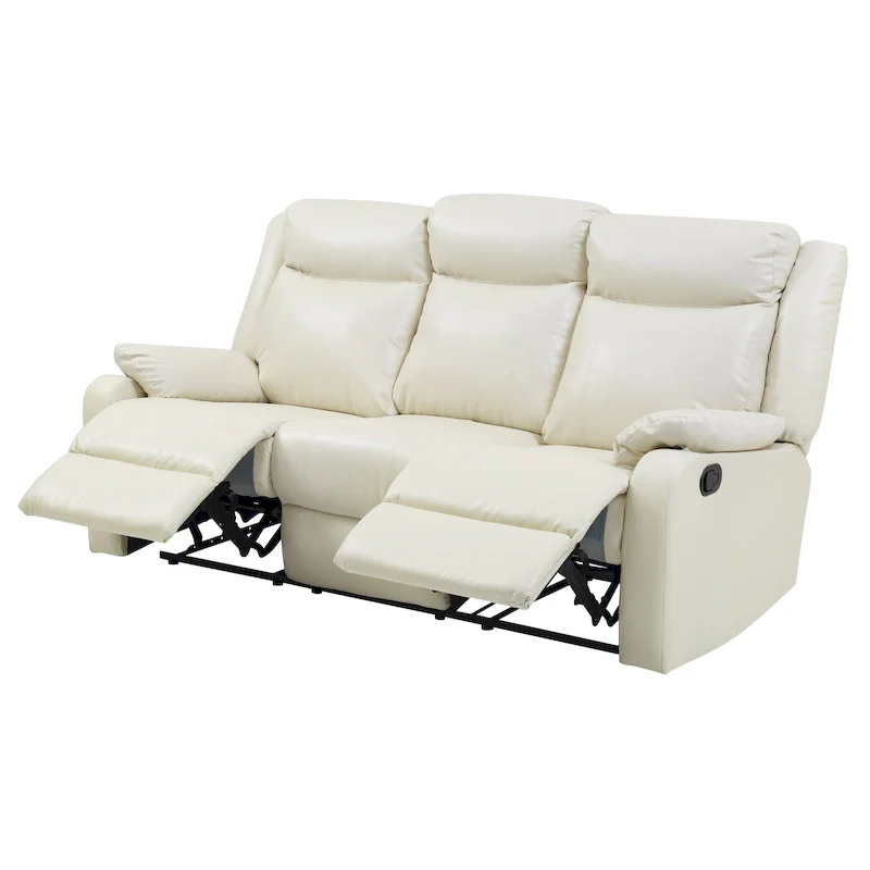 Ward Faux Leather Double Reclining Sofa