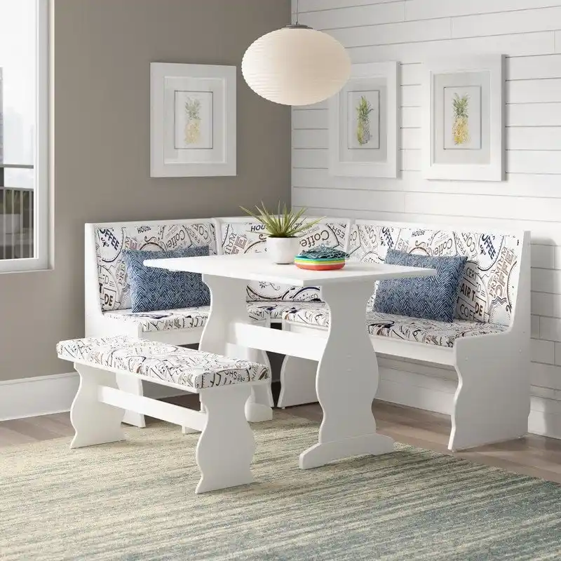 Hannah Breakfast Nook 3-piece Dining Set