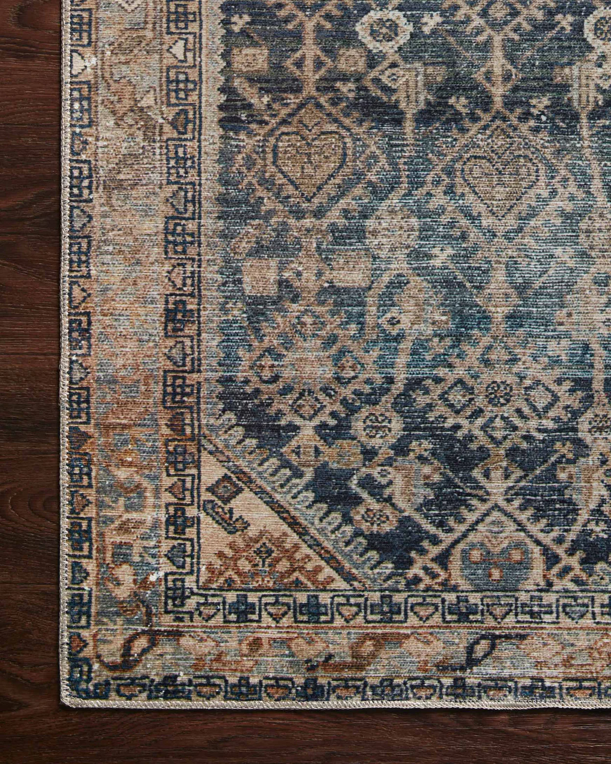 Lenna Indigo / Natural Rug