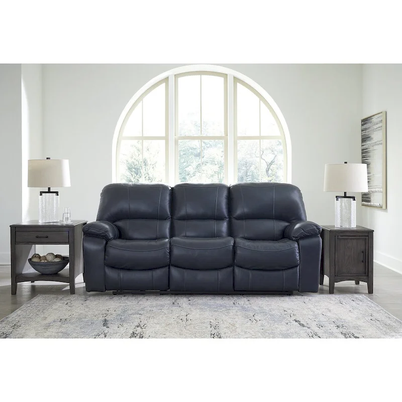 Blue Power Reclining Sofa - 88W x 41D x 41H