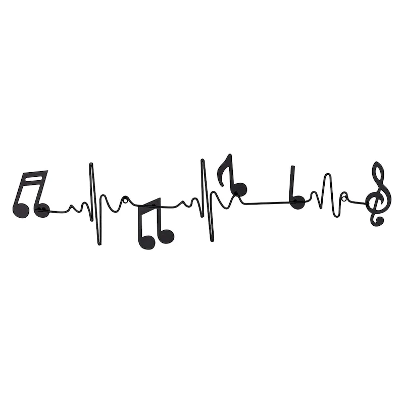 HomeRoots 7  X 28  Black Iron Novelty