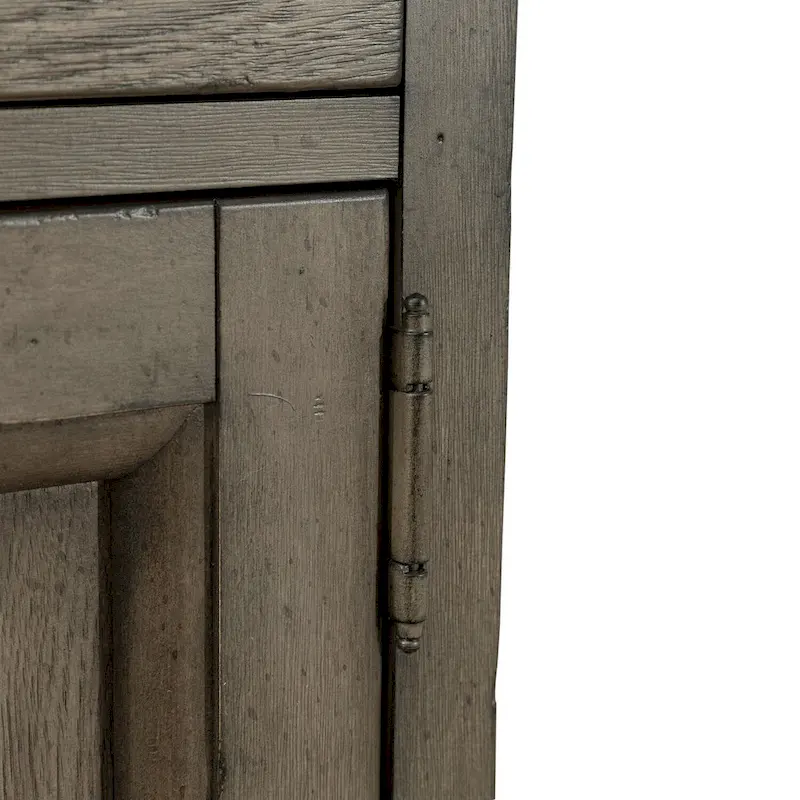 Americana Farmhouse Dusty Taupe Chairside Table