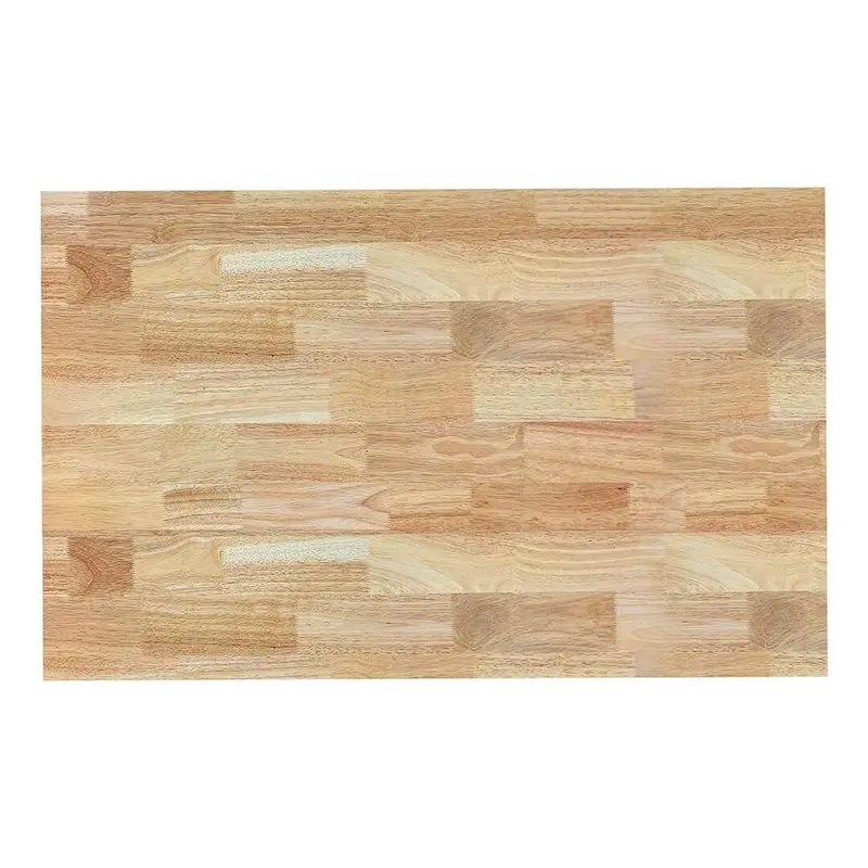 32.87 W Modern Rubberwood Countertop Kitchen Island with Adjustable Shelves and Towel Racks