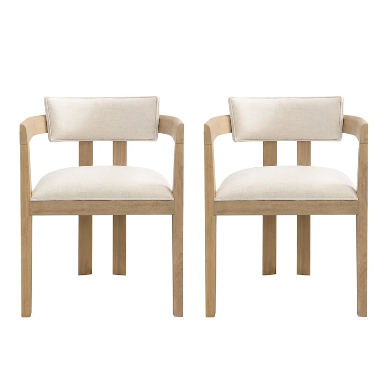 Conrad Sophisticated Modern Dining Chair With Armrest by Christopher Knight Home